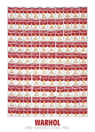 One Hundred Cans 1962 Print by Andy Warhol at Artcom