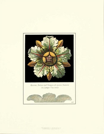 Antique Rosette VIII Print Antique Rosette VIII Print