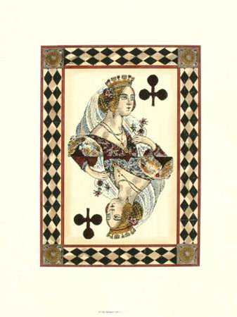 Harlequin Cards III Print Harlequin Cards III Print