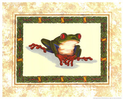 Tropical Sun Frog I Print Tropical Sun Frog I Print