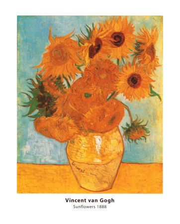Sunflowers Poster Card Sunflowers Poster Card