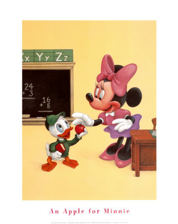An Apple for Minnie Print An Apple for Minnie Print
