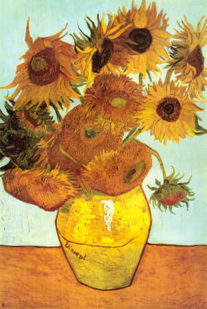 sunflower pictures to print. Sunflowers, c.1888 Print. zoom
