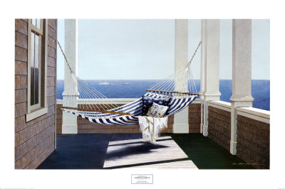 Striped Hammock Print Striped Hammock Print