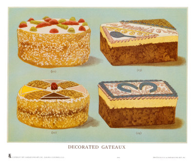 Decorated Gateaux, Occasion Print Decorated Gateaux, Occasion Print