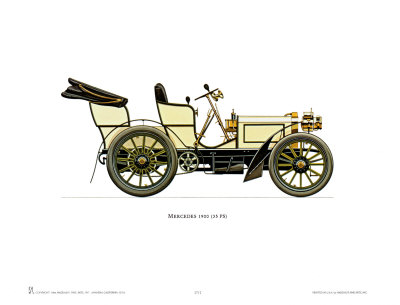 1900 Mercedes Print 1900 Mercedes Print