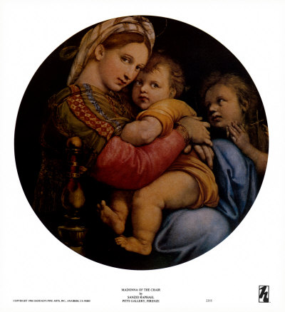 Madonna of the Chair Print Madonna of the Chair Print