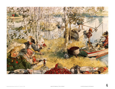 Crayfishing Print Crayfishing Print