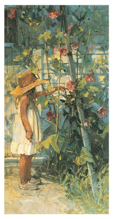 Hollyhock Child Print Hollyhock Child Print