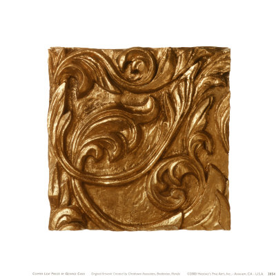 Copper Leaf Frieze Print Copper Leaf Frieze Print
