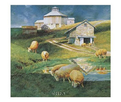Octagonal Barn, 1988 Print Octagonal Barn, 1988 Print