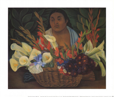 Flower Seller Print Flower Seller Print