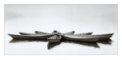 Zen Boats Print Zen Boats Print