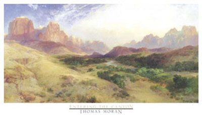 Entering the Canyon Print Entering the Canyon Print