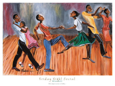 Friday Night Social Print Friday Night Social Print