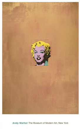 Gold Marilyn Monroe Print Gold Marilyn Monroe Print