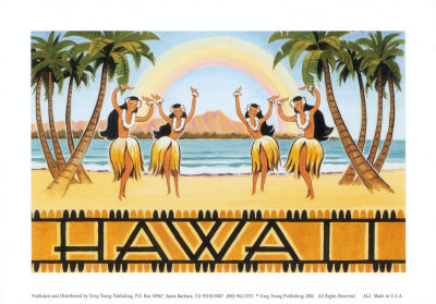 Rainbow Hawaii Print Rainbow Hawaii Print