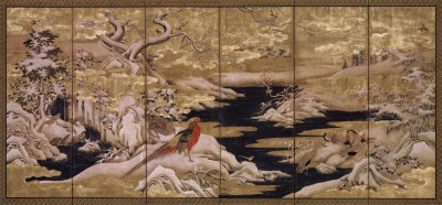 Japanese Screen II Print Japanese Screen II Print