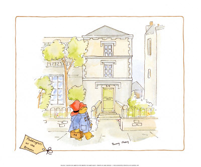 Paddington Arrives at the Browns Print Paddington Arrives at the Browns Print