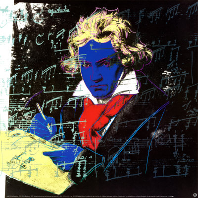 Beethoven, Yellow Book Print Beethoven, Yellow Book Print