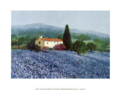 Flax Field, Provence Print Flax Field, Provence Print