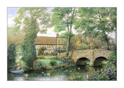 River Cottage Print River Cottage Print