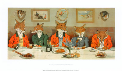Mr. Fox's Hunt Breakfast Print Mr. Fox's Hunt Breakfast Print