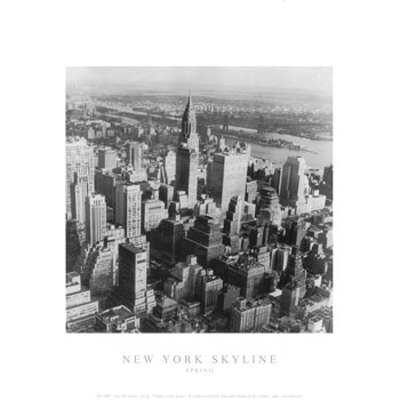 New York Skyline, Spring Print New York Skyline, Spring Print