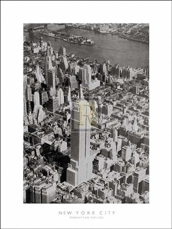 Manhattan Skyline Print Manhattan Skyline Print