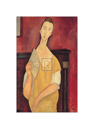 Woman with a Fan Print Woman with a Fan Print