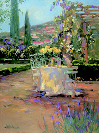 Tuscan Garden I Print Tuscan Garden I Print