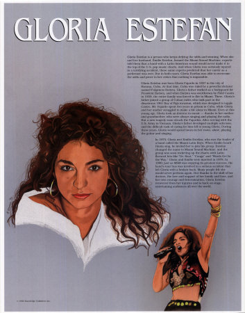 Hispanic Heritage - Gloria Estefan Print Hispanic Heritage - Gloria Estefan Print