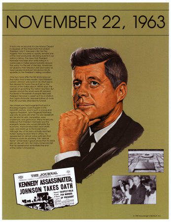 kennedy assassination. JFK assassination Print