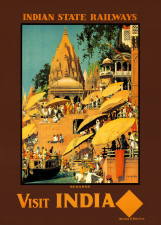 India Benares Print India Benares Print