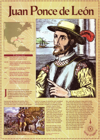 Great Explorers - Juan Ponce de Leon Print Great Explorers - Juan Ponce de Leon Print