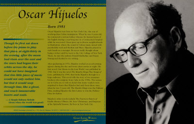 Latino Writers - Oscar Hijuelos Print Latino Writers - Oscar Hijuelos Print