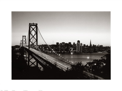 Modern  Frames  Francisco on San Francisco Print At Art Co Uk