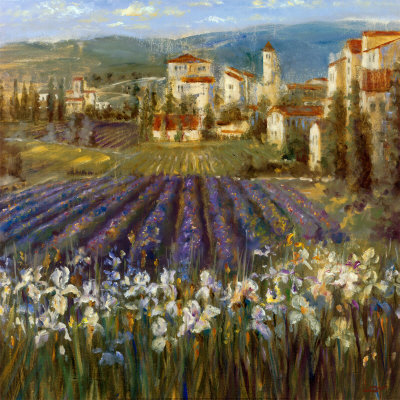 Provencal Village Print Provencal Village Print