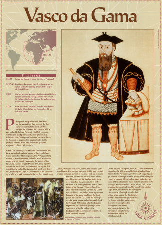 Great Explorers - Vasco da Gama Print Great Explorers - Vasco da Gama Print