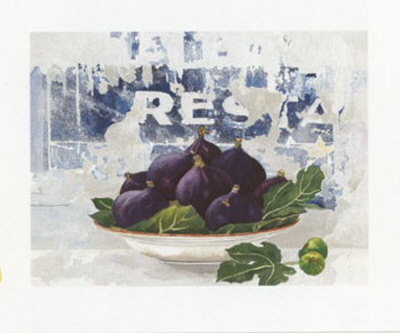 Plate with Figs Print Plate with Figs Print