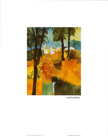 View of a Village Print View of a Village Print