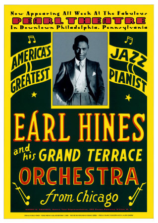 Earl Hines and His Grand Terrace Orchestra at the Pearl Theatre, Pennsylvania, 1929 Print Earl Hines and His Grand Terrace Orchestra at the Pearl Theatre, Pennsylvania, 1929 Print