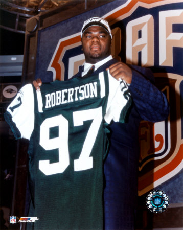 Dewayne Robertson - '03 Draft Day Photograph Dewayne Robertson - '03 Draft Day Photograph