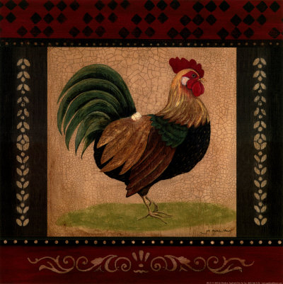 Rooster Print Rooster Print