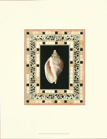 Shell in Mosaic III Print Shell in Mosaic III Print