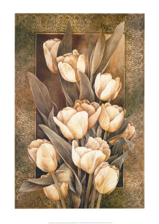 Golden Tulips Print Golden Tulips Print