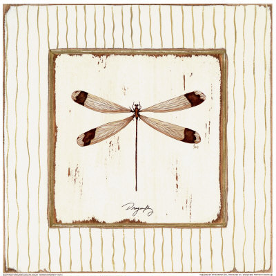 Garden Dragonfly Print Garden Dragonfly Print