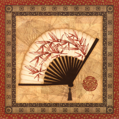 "Oriental Fan II" Print