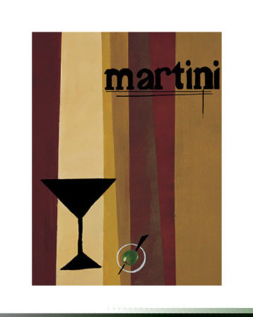 Groovy Martini I Print Groovy Martini I Print