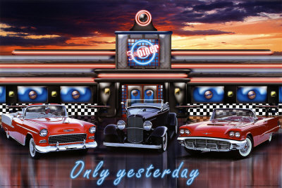Fifties Diner Poster Fifties Diner Poster